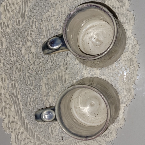 Gorgeous Pair of Art Pottery Mugs - Picture 5 of 9